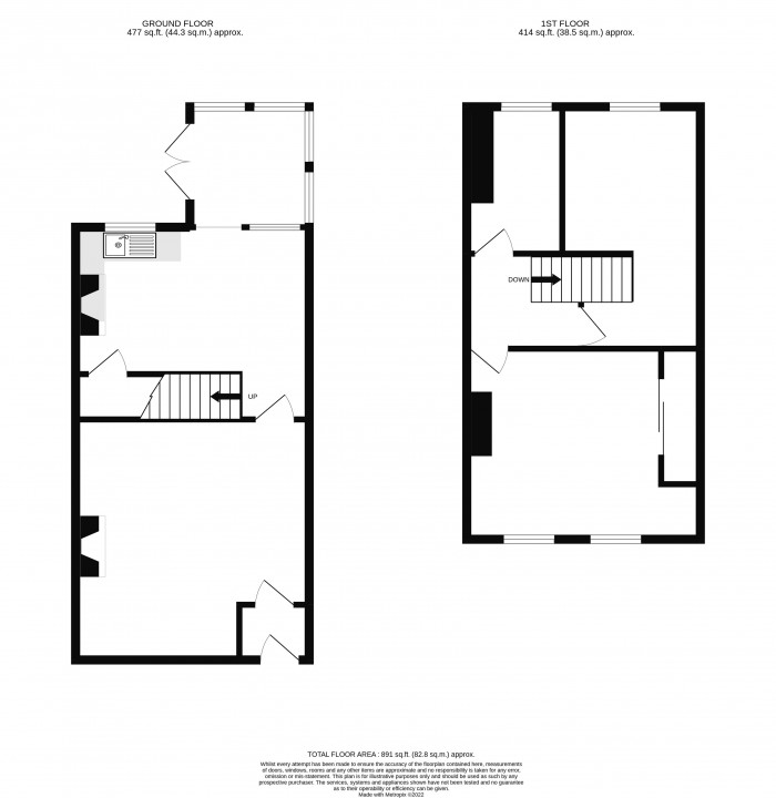 Floorplans For Rylands Street, Springfield, Wigan, WN6 7BL