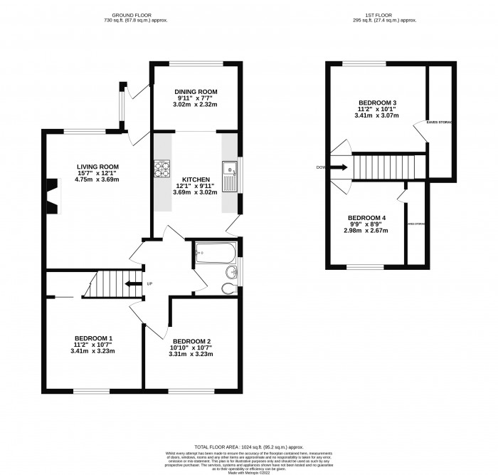 Floorplans For Ashbourne Avenue, Whelley, Wigan, WN2 1AF.