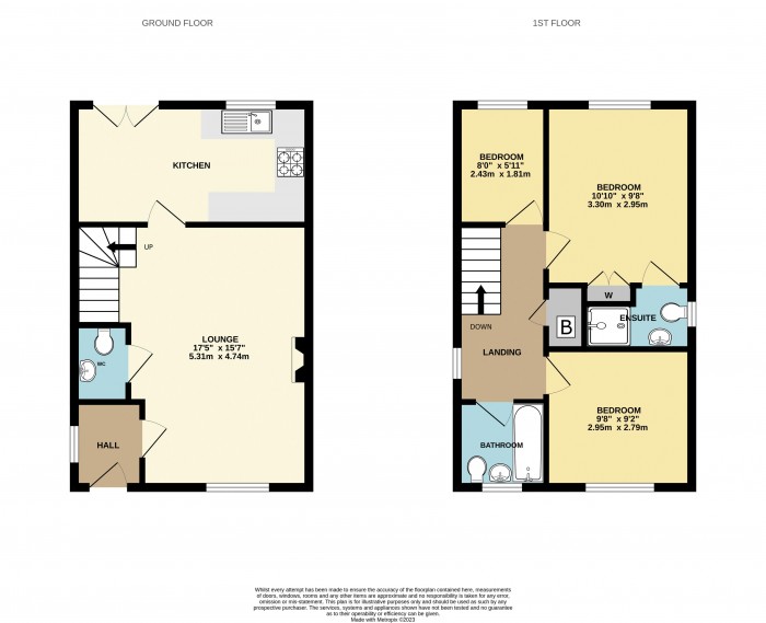 Floorplans For Ferndale Drive, Appley Bridge, Wigan, WN6 9BB