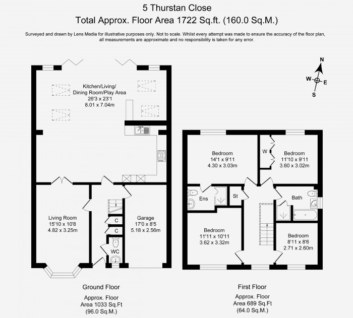 Floorplans For Thurstan Close, Shevington, Wigan, WN6 8GH