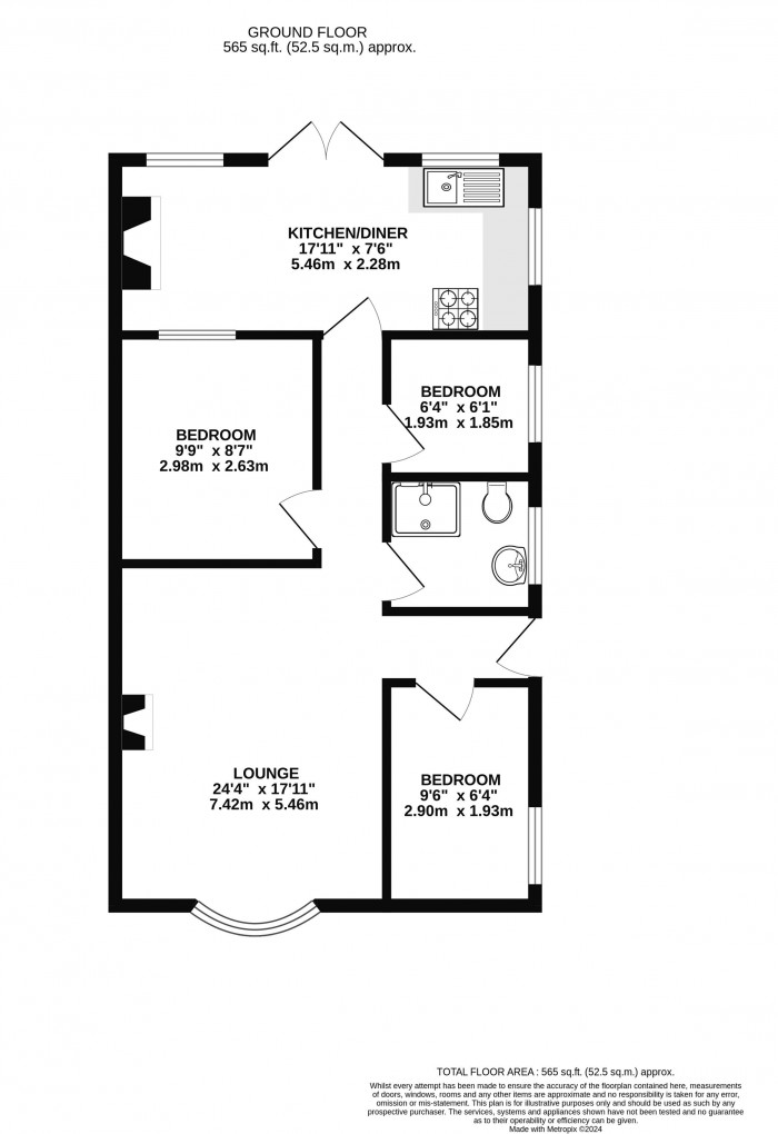 Floorplans For Mottram Drive, Wigan, WN3 5EA