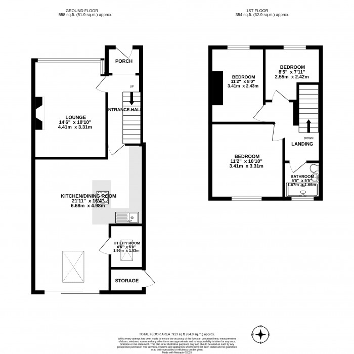 Floorplans For St. Stephens Avenue, Whelley, Wigan, WN1 3UQ