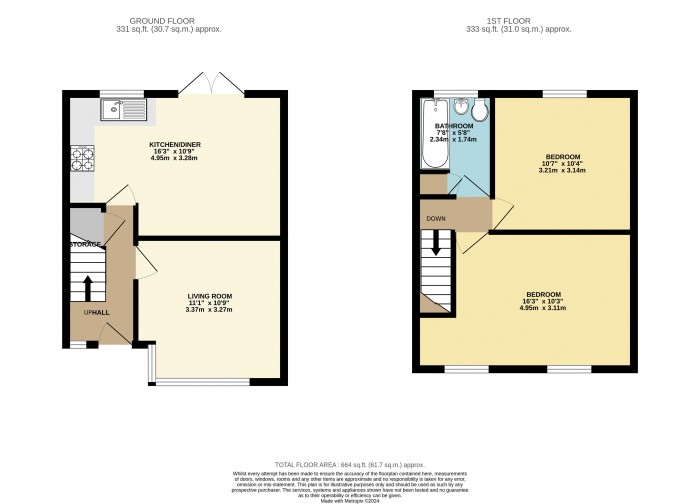 Floorplans For Barnsley Street, Springfield, Wigan, WN6 7HS