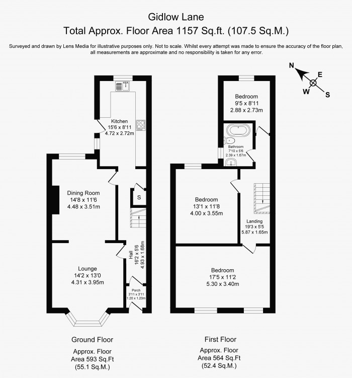 Floorplans For Gidlow Lane, Springfield, Wigan, WN6 7BW