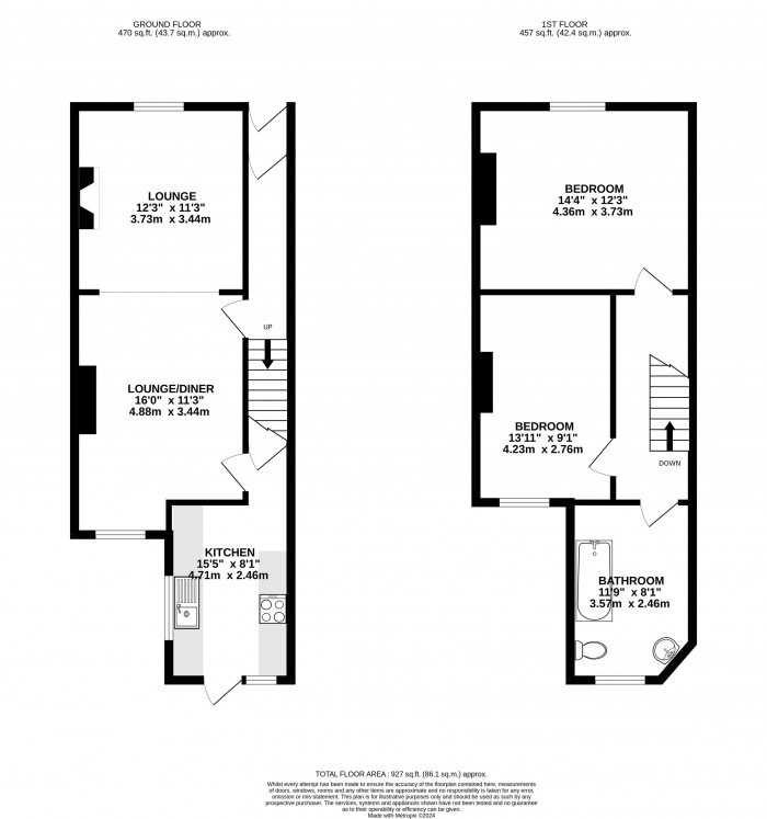 Floorplans For Frog Lane, Springfield, Wigan, WN6 7DU