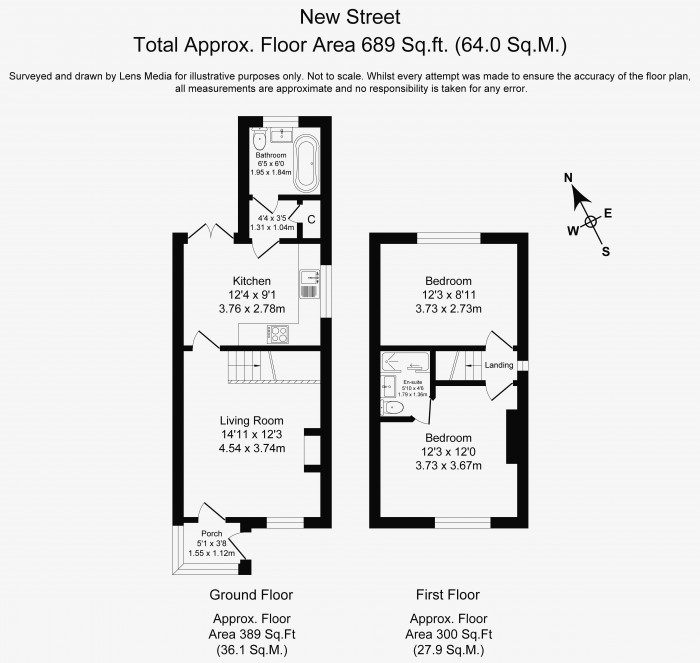 Floorplans For New Street, Wigan, WN5 8BY