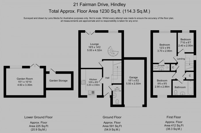 Floorplans For Fairman Drive, Hindley, Wigan WN2 2RT