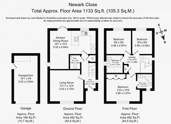 Floorplans For Newark Close, Blackrod, Bolton, BL6 5UT