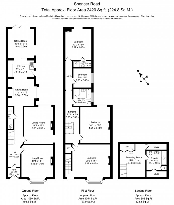 Floorplans For Spencer Road, Wigan