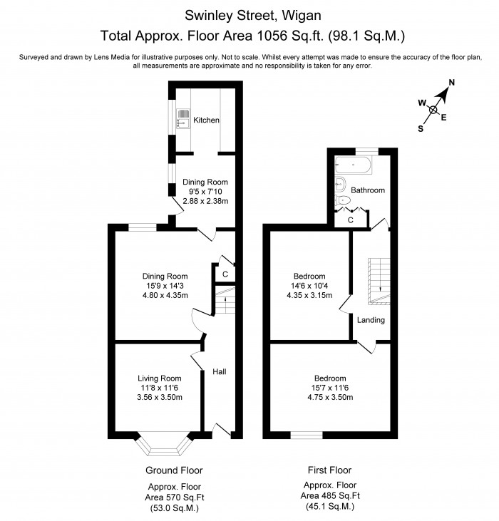 Floorplans For Swinley Street, Swinley, Wigan WN1 2ED