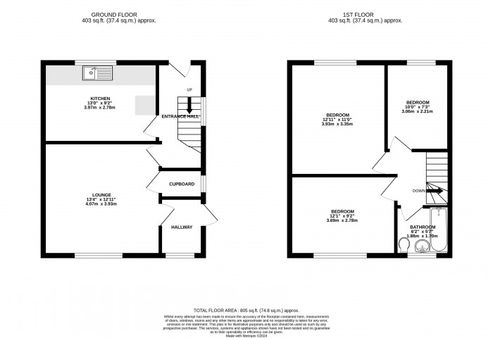 Floorplans For West Street, Ince, Wigan, WN2 2HF