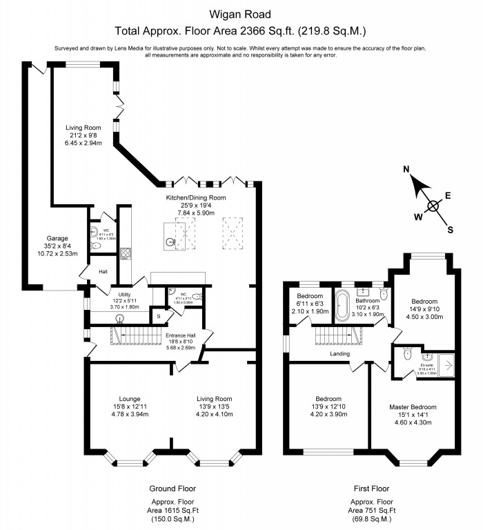 Floorplans For Wigan Lane, Whitley, Wigan, WN1 2QY