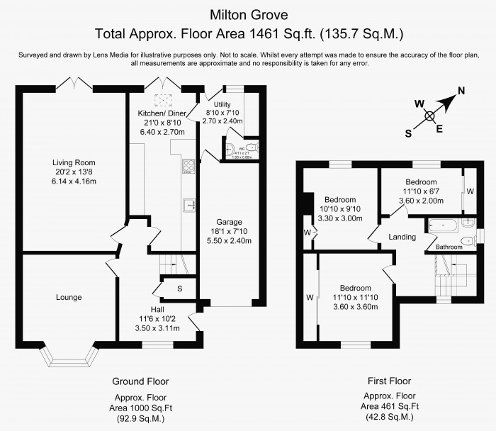 Floorplans For Milton Grove, Whitley, Wigan, WN1 2PG