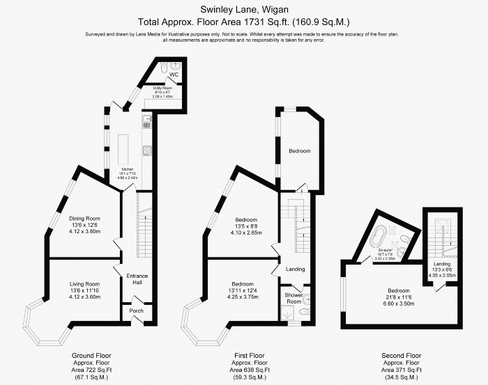 Floorplans For Swinley Lane, Swinley, WN1 2EB