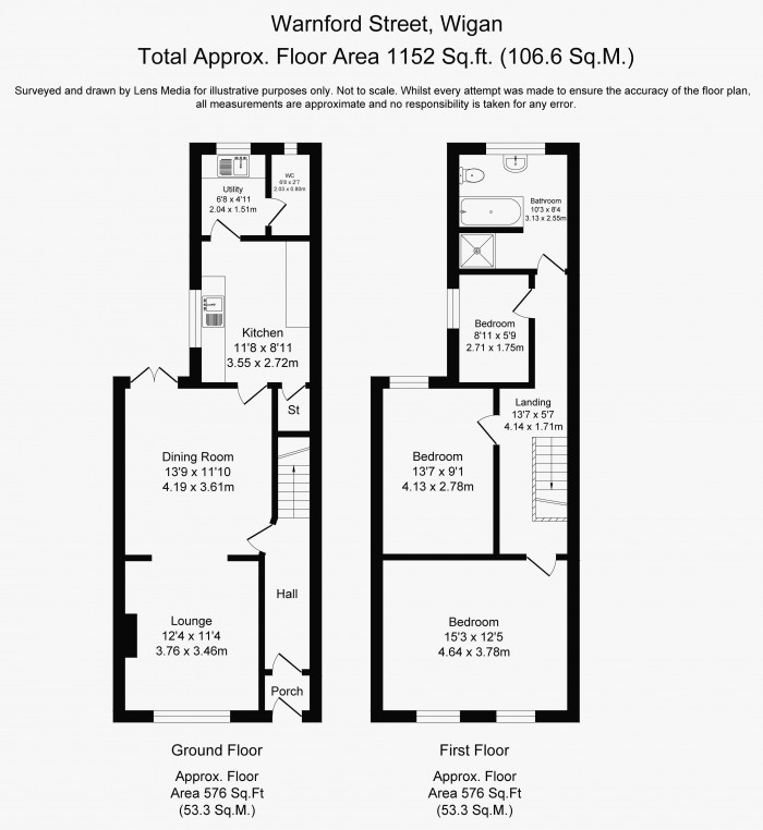 Floorplans For Warnford Street, Swinley, Wigan, WN1 2EQ