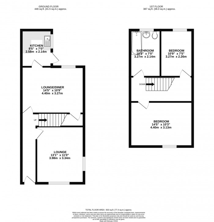 Floorplans For Careless Lane, Ince, Wigan, WN2 2HP