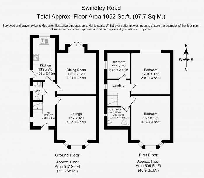 Floorplans For Swinley Road, Swinley, Wigan, WN1 2DL