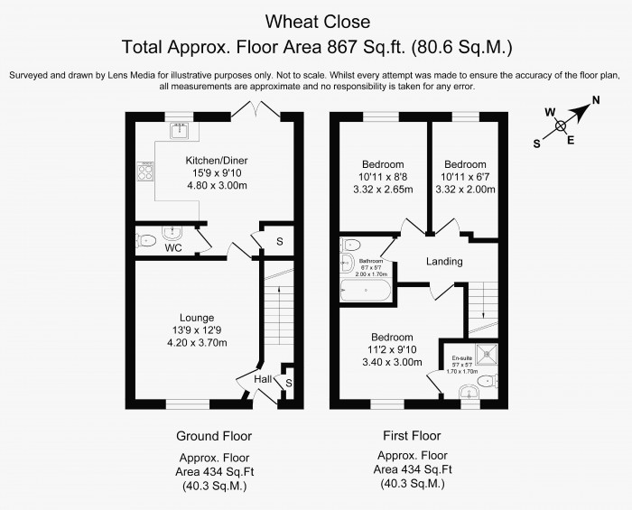 Floorplans For Wheat Close, Aspull, Wigan, WN2 1BY