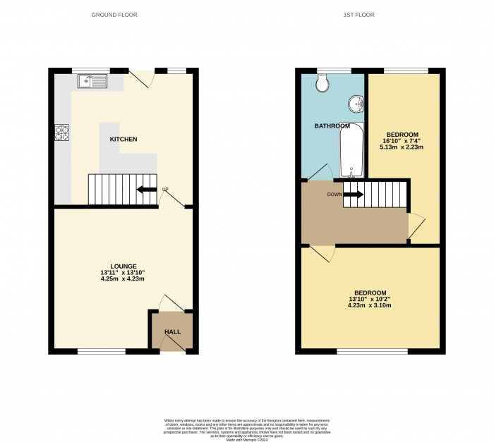 Floorplans For Wall Street, Springfield, Wigan, WN6 7NB