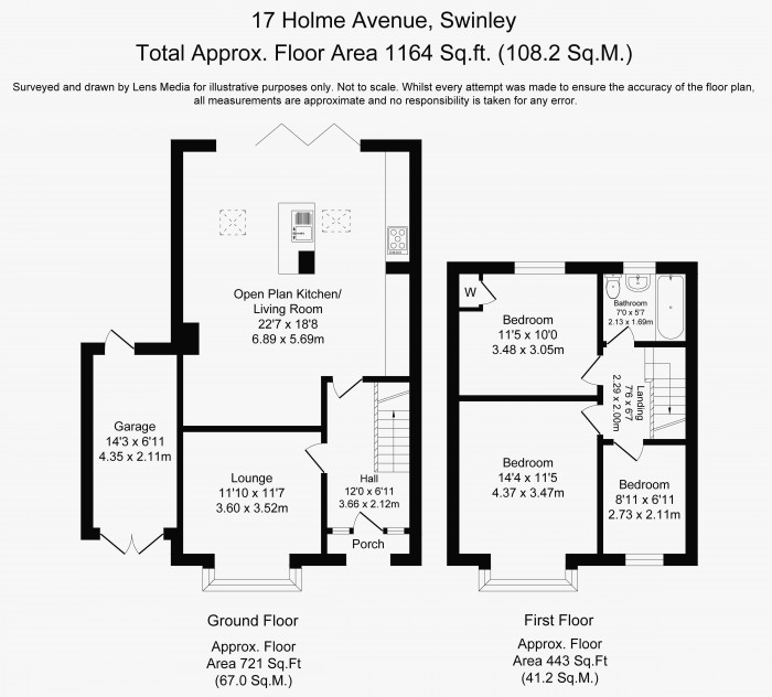 Floorplans For Holme Avenue, Wigan, WN1 2EH