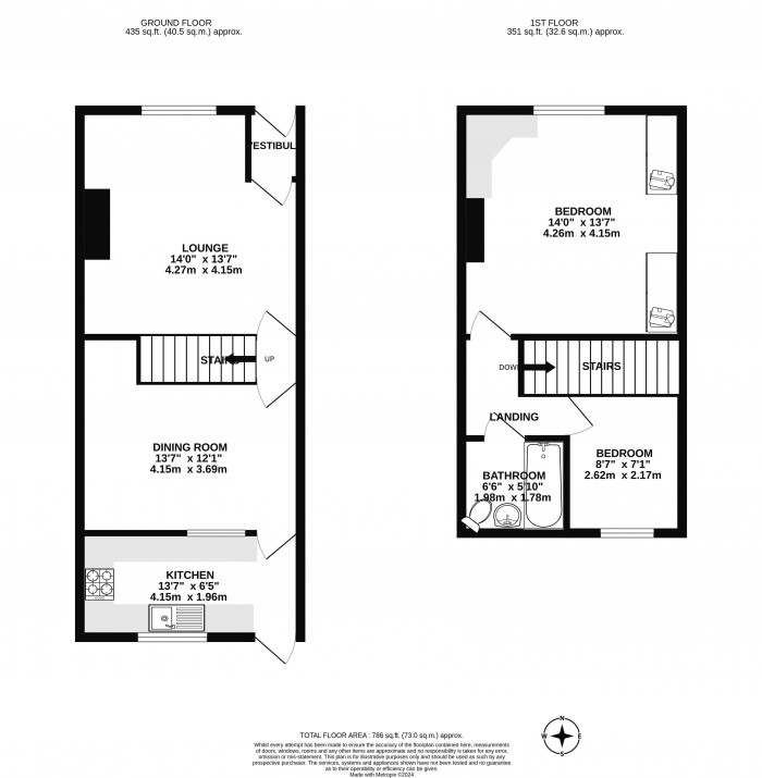 Floorplans For Sandy Lane, Orrell, Wigan, WN5 7AY