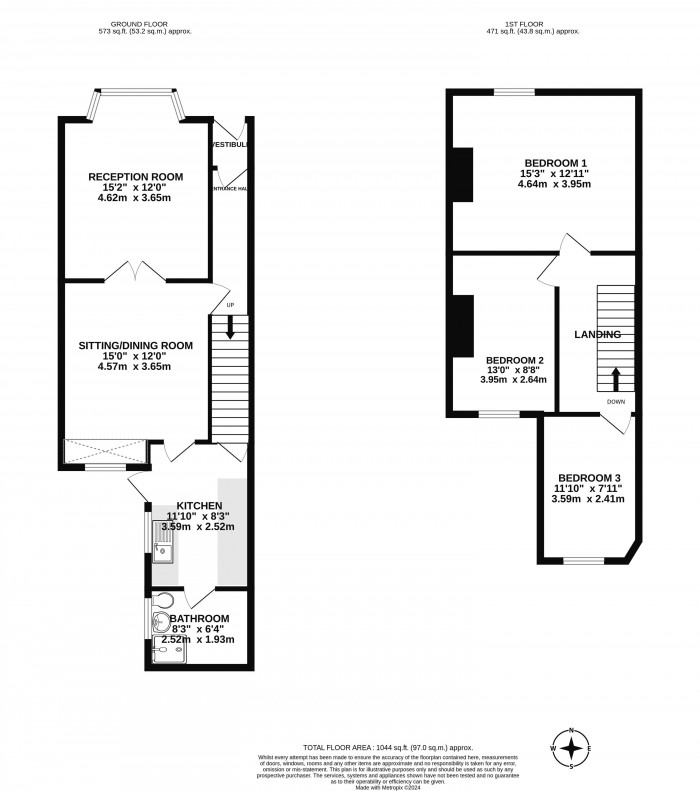 Floorplans For Gidlow Lane, Springfield, Wigan