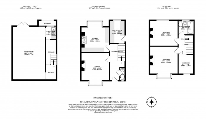 Floorplans For Dicconson Street, Wigan, WN1 2BA