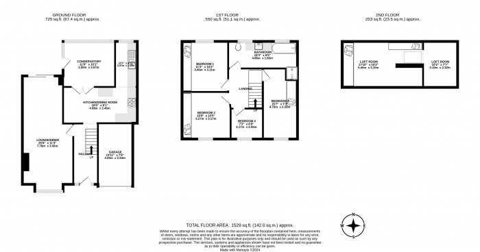 Floorplans For West Mount, Whelley, Wigan, WN1 3PA