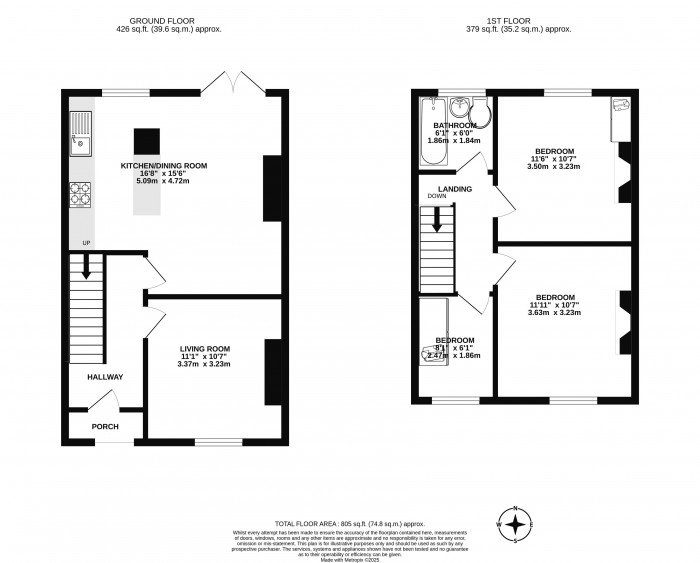 Floorplans For Railway Street, Springfield, Wigan, WN6 7LL