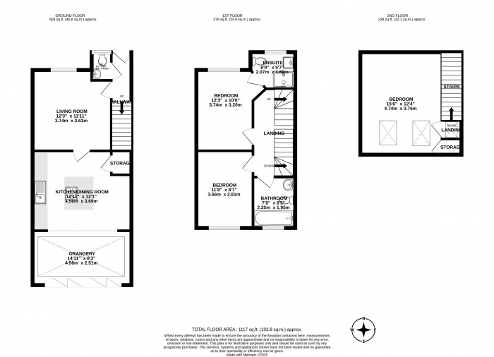 Floorplans For Gidlow Gardens, Springfield, Wigan, WN6 7BF