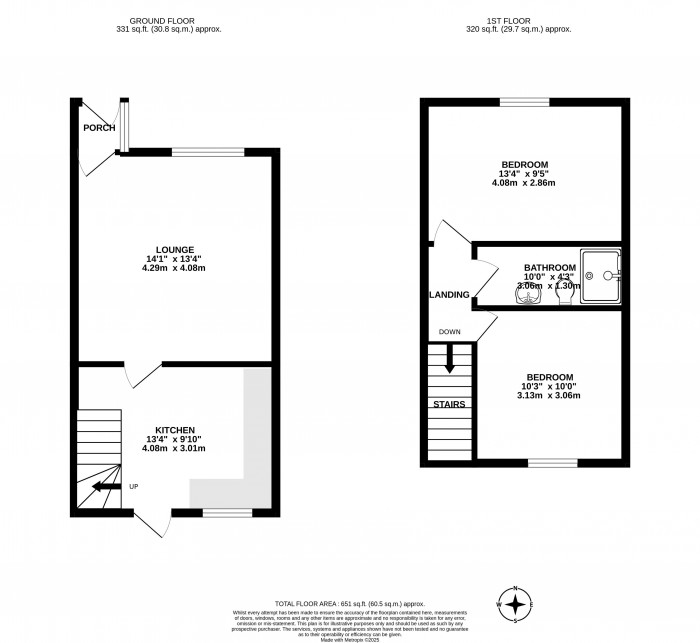 Floorplans For Ince Green Lane, Wigan, WN2 2DG