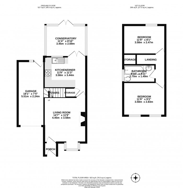 Floorplans For Pennell Drive, Worsley Mesnes, Wigan, WN3 5WA