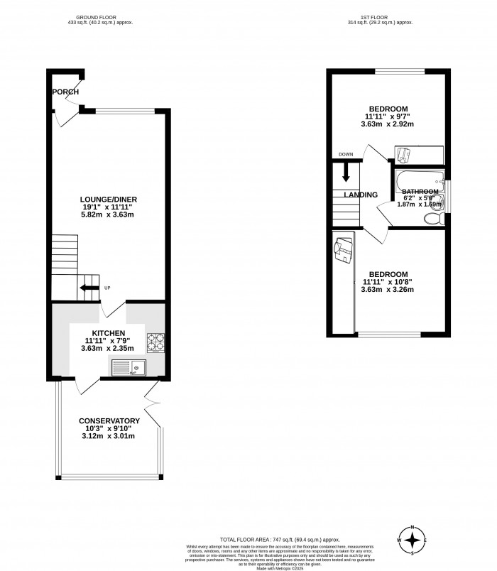 Floorplans For Anthorn Road, Winstanley, Wigan, WN3 6UF